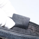 GUCCI Web Sherry Line Accessory Pouch Canvas Black Silver Red 92820 Auth am8378-12