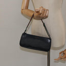 GUCCI Web Sherry Line Accessory Pouch Canvas Black Silver Red 92820 Auth am8378-21