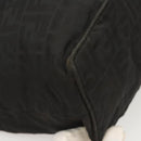FENDI Zucca Canvas Tote Bag Nylon Black Silver Auth am8389-8