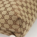 GUCCI GG Canvas Web Sherry Line Shoulder Bag Beige Green Red 189751 Auth am8390-8