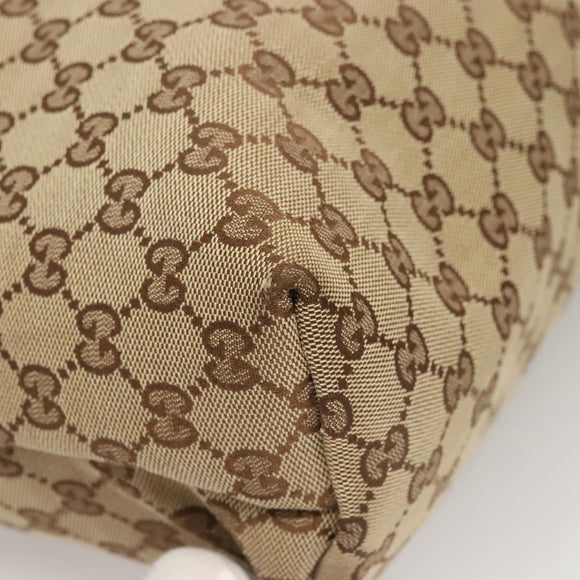 GUCCI GG Canvas Web Sherry Line Shoulder Bag Beige Green Red 189751 Auth am8390