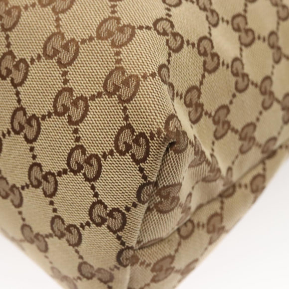 GUCCI GG Canvas Web Sherry Line Shoulder Bag Beige Green Red 189751 Auth am8390