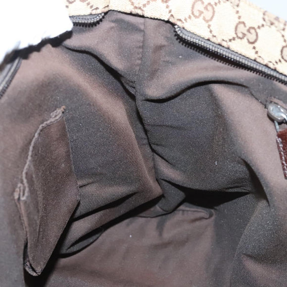 GUCCI GG Canvas Web Sherry Line Shoulder Bag Beige Green Red 189751 Auth am8390