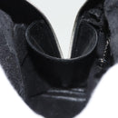 GUCCI Bamboo Shoulder Bag Enamel Black Silver 003 3444 0027 Auth am8391-20