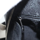 GUCCI Bamboo Shoulder Bag Enamel Black Silver 003 3444 0027 Auth am8391-21