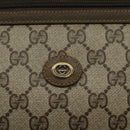GUCCI GG Plus Supreme Clutch Bag PVC Beige 97 01 037 Auth am8392-17