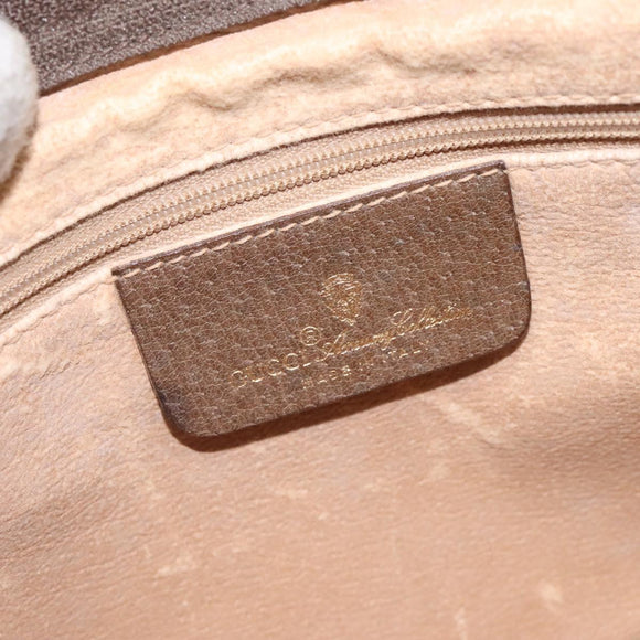 GUCCI GG Plus Supreme Clutch Bag PVC Beige 97 01 037 Auth am8392