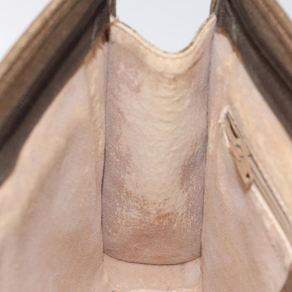 GUCCI GG Plus Supreme Clutch Bag PVC Beige 97 01 037 Auth am8392