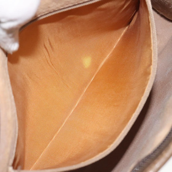 GUCCI GG Plus Supreme Clutch Bag PVC Beige 97 01 037 Auth am8392