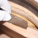 GUCCI GG Plus Supreme Clutch Bag PVC Beige 97 01 037 Auth am8392-12