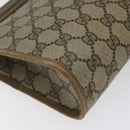 GUCCI GG Plus Supreme Clutch Bag PVC Beige 97 01 037 Auth am8392-14