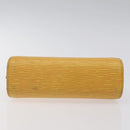 LOUIS VUITTON Epi Dauphine PM Pouch Yellow M48449 LV Auth am8407-6