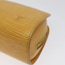 LOUIS VUITTON Epi Dauphine PM Pouch Yellow M48449 LV Auth am8407-7