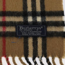 Burberrys Nova Check Scarf Cashmere Beige Auth am8416-6