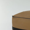 Chloe Hailey Hand Bag Leather 2way Beige Gold Auth am8424-16