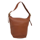 Coach Shoulder Bag Leather Brown Auth am8426-1