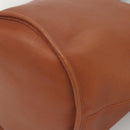 Coach Shoulder Bag Leather Brown Auth am8426-9