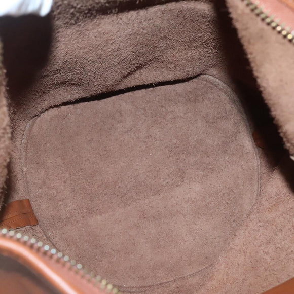 Coach Shoulder Bag Leather Brown Auth am8426