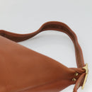 Coach Shoulder Bag Leather Brown Auth am8426-8
