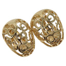 SAINT LAURENT Earring Earring Metal Gold Auth am8436-1