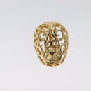 SAINT LAURENT Earring Earring Metal Gold Auth am8436-6