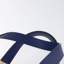 LOEWE Anagram Basket bag Hand Bag Raffia Leather Beige Red Silver Auth am8437-8