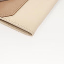 Miu Miu Chain Wallet Leather Pink Gold Auth am8441-15