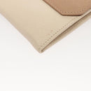 Miu Miu Chain Wallet Leather Pink Gold Auth am8441-16