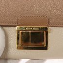 Miu Miu Chain Wallet Leather Pink Gold Auth am8441-8