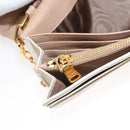 Miu Miu Chain Wallet Leather Pink Gold Auth am8441-22