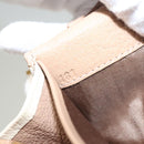 Miu Miu Chain Wallet Leather Pink Gold Auth am8441-12