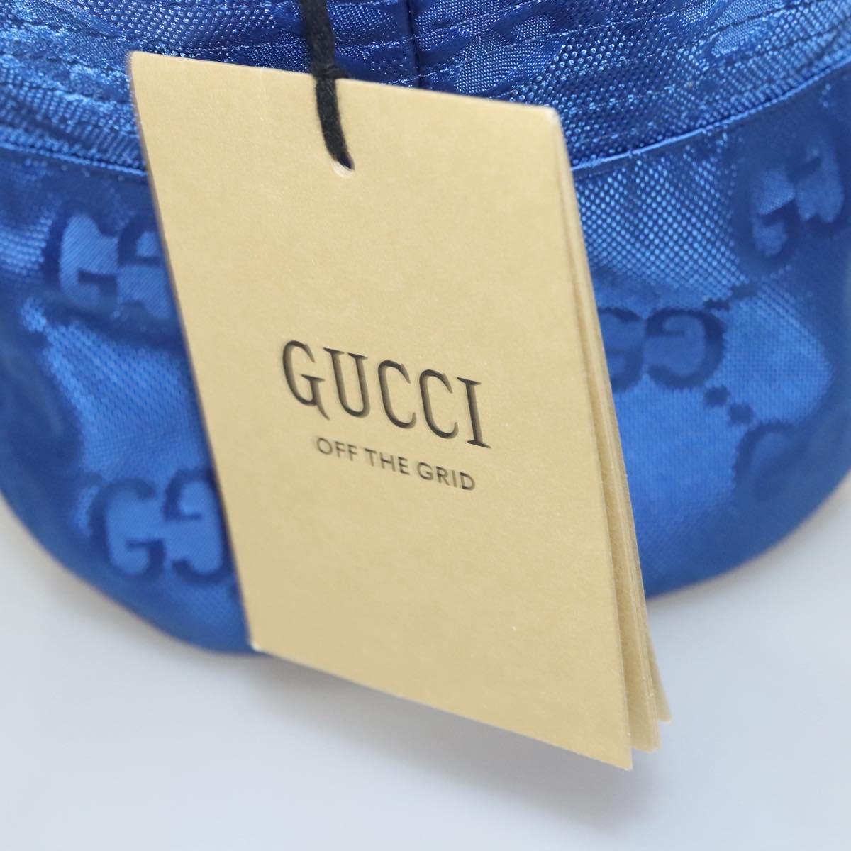GUCCI GG Canvas Off The Grid Bucket Hat M Blue 627115 Auth GUCCI GG Canvas Off The Grid Bucket Hat M Blue 627115 Auth  main image 2