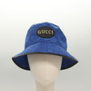 GUCCI GG Canvas Off The Grid Bucket Hat M Blue 627115 Auth am8448-2