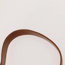 GUCCI Bamboo Shoulder Bag Leather Brown Gold Auth am8449-8