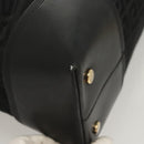 GIVENCHY Tote Bag Canvas Black Gold Auth am8454-9