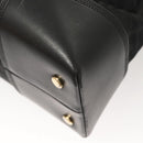 GIVENCHY Tote Bag Canvas Black Gold Auth am8454-16