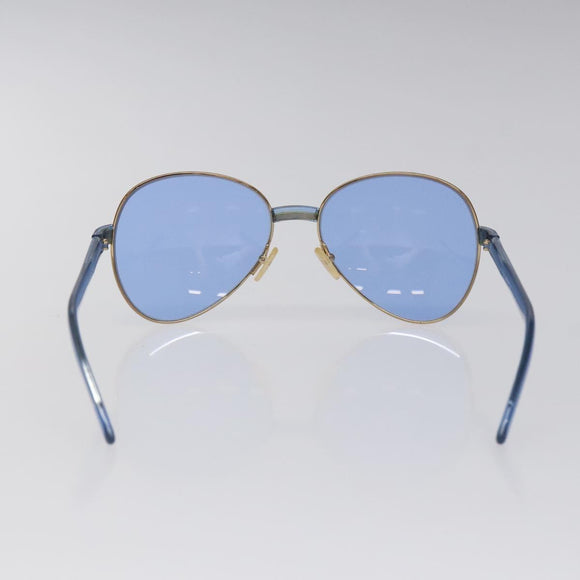 GUCCI Sunglasses plastic Blue Auth am8462