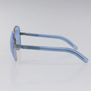 GUCCI Sunglasses plastic Blue Auth am8462-4