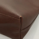 GUCCI Bamboo Shoulder Bag Leather Brown Gold 001 1880 Auth am8464-14