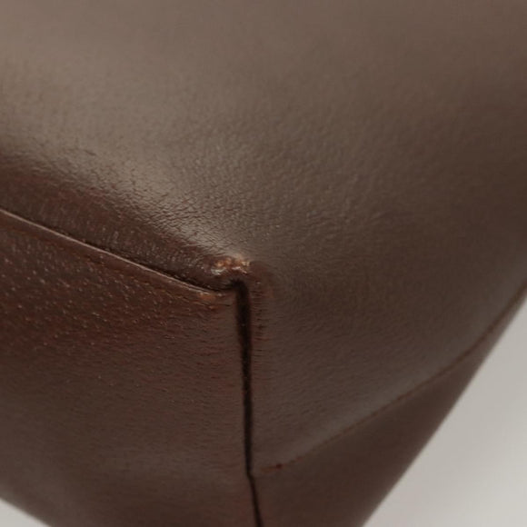 GUCCI Bamboo Shoulder Bag Leather Brown Gold 001 1880 Auth am8464