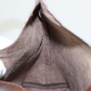 GUCCI Bamboo Shoulder Bag Leather Brown Gold 001 1880 Auth am8464-17