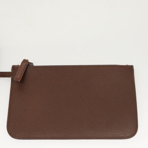 GUCCI Bamboo Shoulder Bag Leather Brown Gold 001 1880 Auth am8464