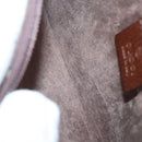 GUCCI Bamboo Shoulder Bag Leather Brown Gold 001 1880 Auth am8464-21