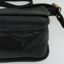 Coach Shoulder Bag Leather Black Gold Auth am8476-15