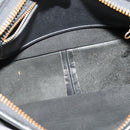 Coach Shoulder Bag Leather Black Gold Auth am8476-10