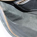 Coach Shoulder Bag Leather Black Gold Auth am8476-20