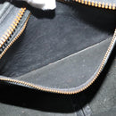 Coach Shoulder Bag Leather Black Gold Auth am8476-21