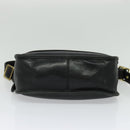 Coach Shoulder Bag Leather Black Gold Auth am8476-5