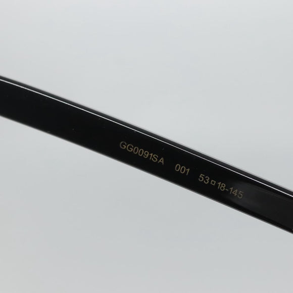 GUCCI Sunglasses plastic Black Auth am8482