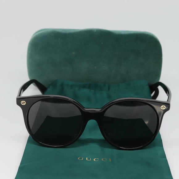 GUCCI Sunglasses plastic Black Auth am8482
